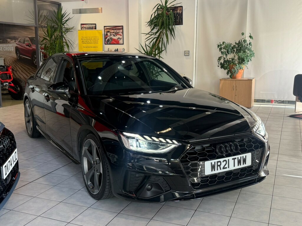 Audi A4 Saloon 2.0 Tdi 35 Black Edition 2021 Black #2