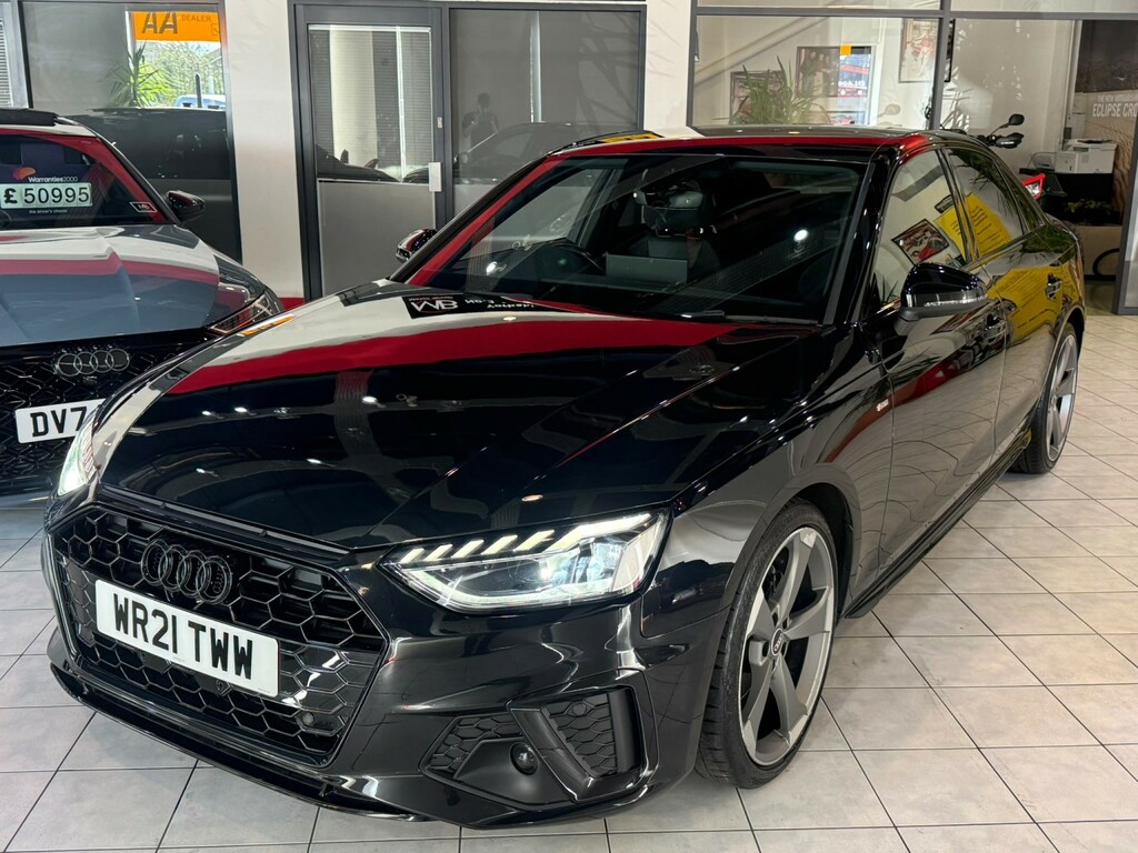 Audi A4 Saloon 2.0 Tdi 35 Black Edition 2021 Black #5