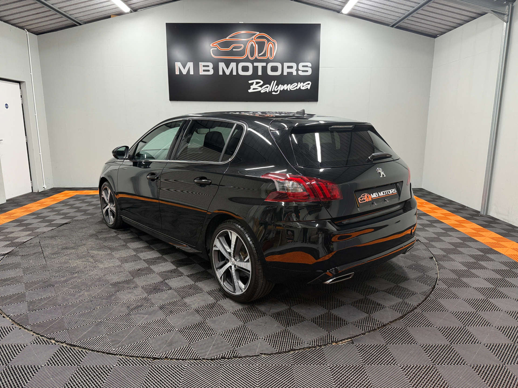 Peugeot 308 Gt Line Puretech Ss Black #5