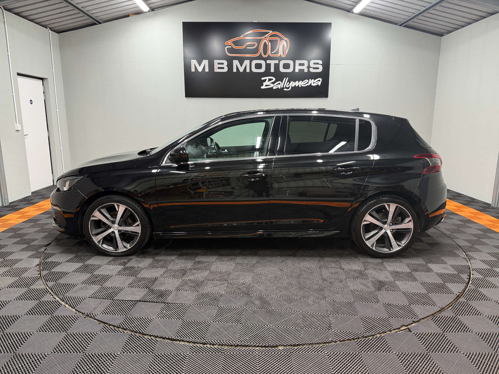 Peugeot 308 Gt Line Puretech Ss Black #4
