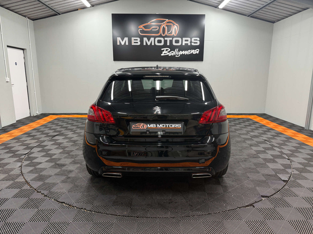 Peugeot 308 Gt Line Puretech Ss Black #6