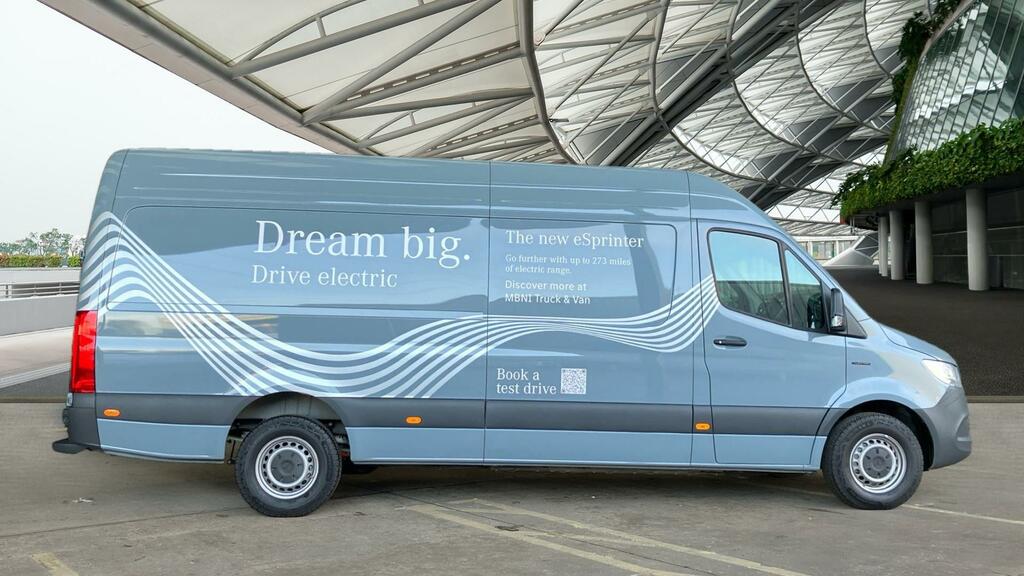 Mercedes-Benz eSprinter 420 113Kwh Select Panel Van Rwd Grey #3