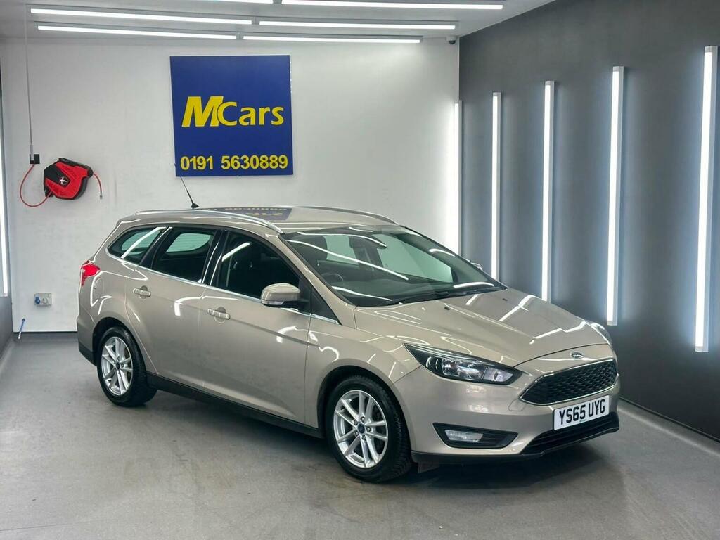 Ford Focus Estate 1.6 Zetec Powershift Euro 6 201565 YS65UYG Silver #2