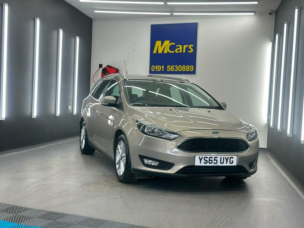 Ford Focus Estate 1.6 Zetec Powershift Euro 6 201565 YS65UYG Silver #5