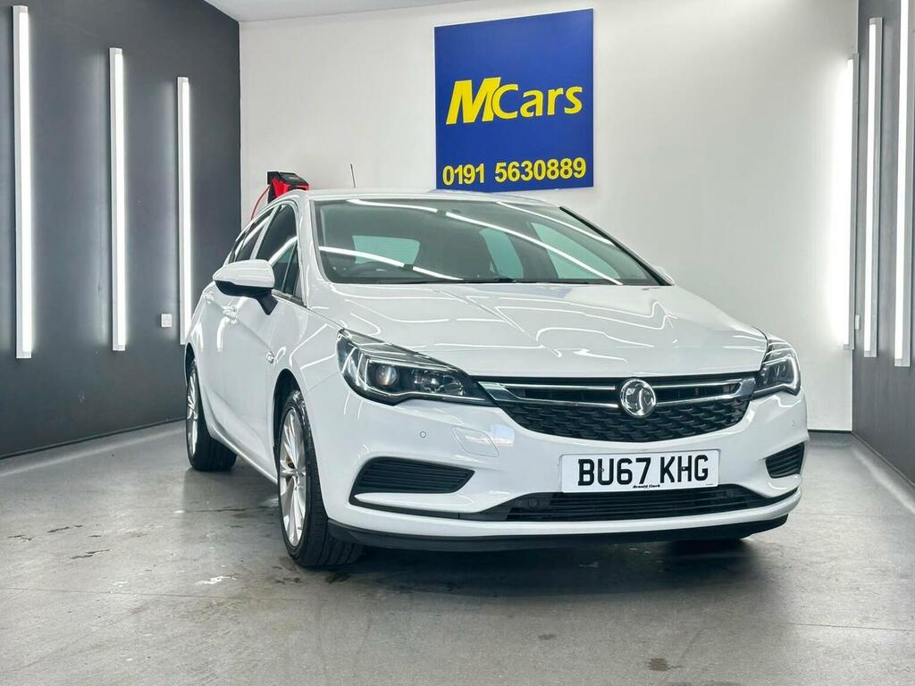 Vauxhall Astra Hatchback 1.0I Turbo Ecotec Design Euro 6 Ss BU67KHG White #5