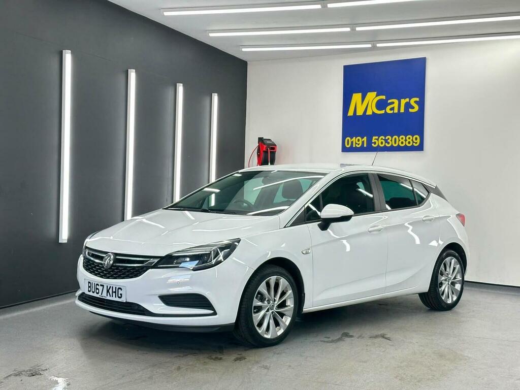 Vauxhall Astra Hatchback 1.0I Turbo Ecotec Design Euro 6 Ss BU67KHG White #2