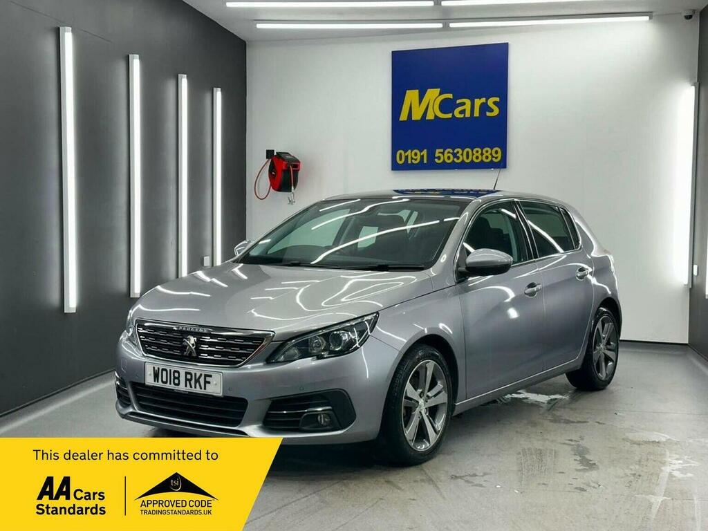 Peugeot 308 Hatchback 1.5 Bluehdi Allure Euro 6 Ss 201 Grey