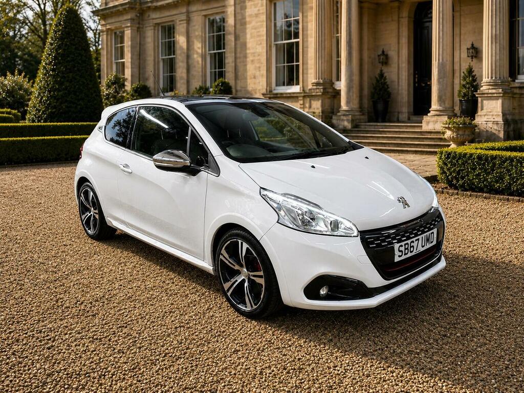 Peugeot 208 Hatchback 1.6 Thp Gti Prestige Euro 6 Ss 2 SB67UMD White