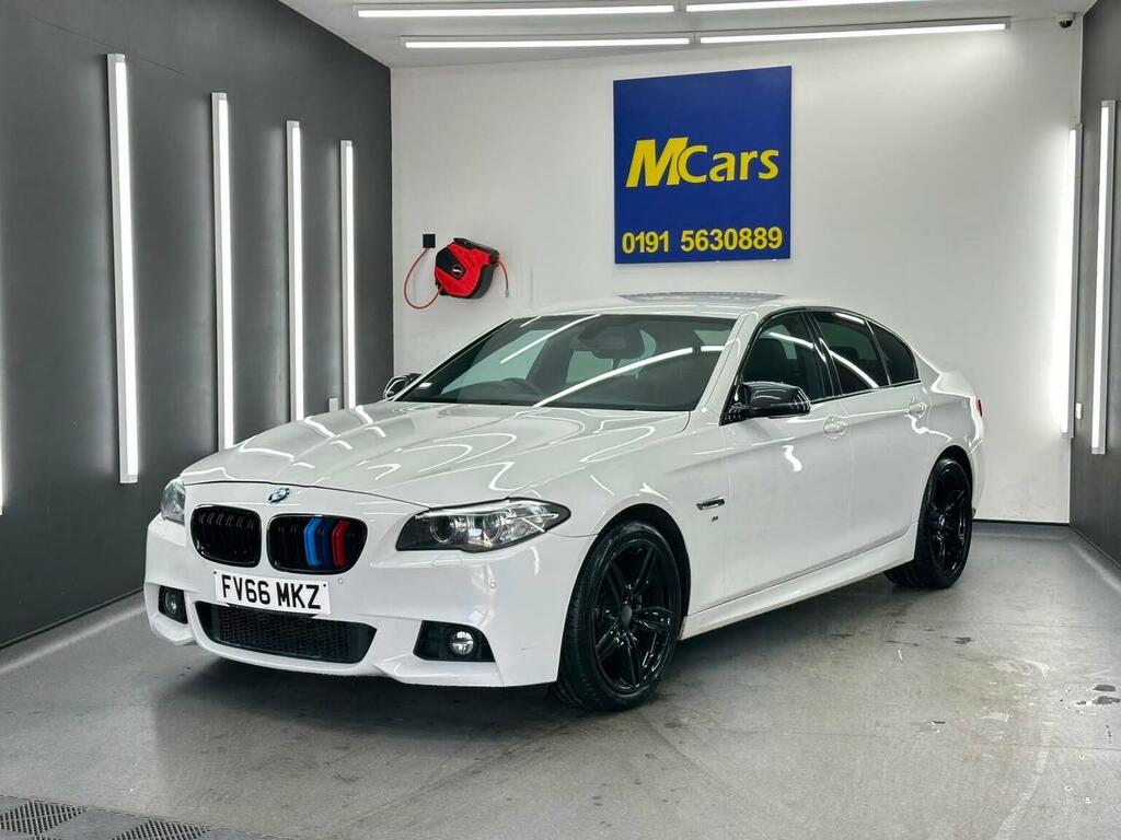 BMW 5 Series 2.0 520D M Sport Euro 6 Ss White #2