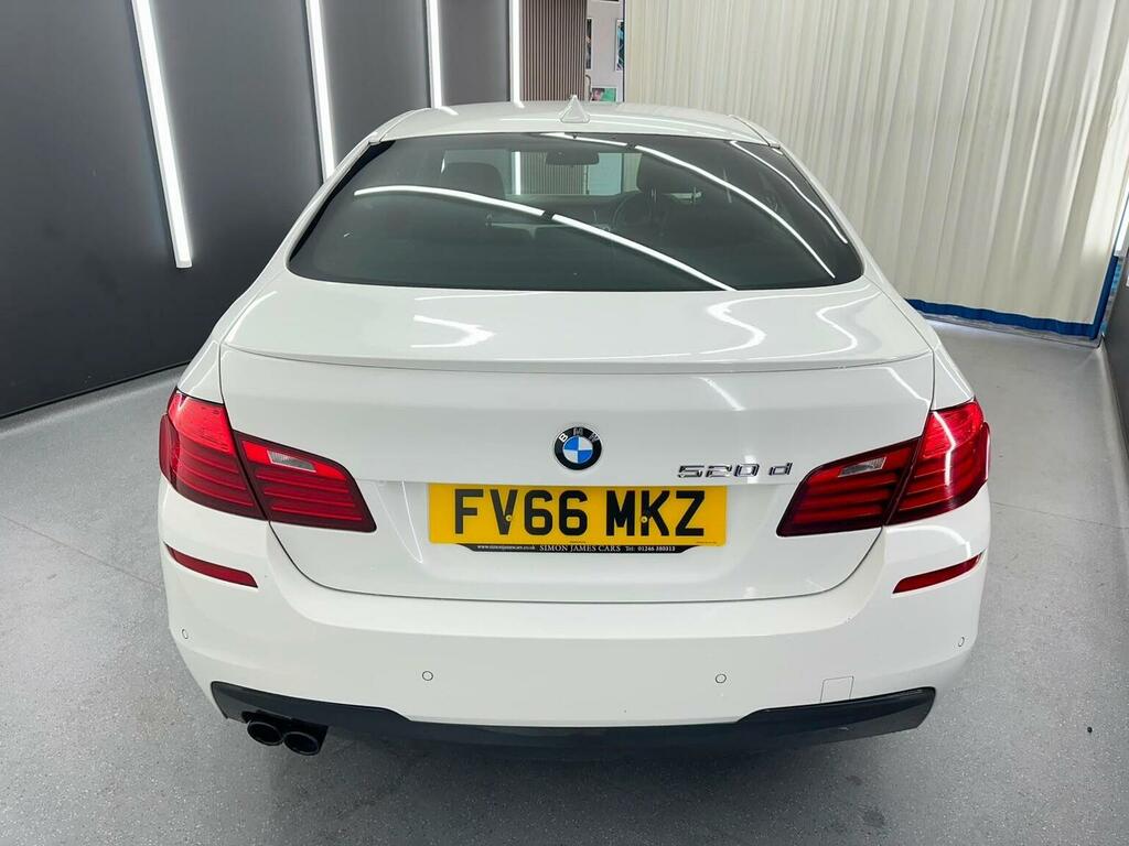 BMW 5 Series 2.0 520D M Sport Euro 6 Ss White #5