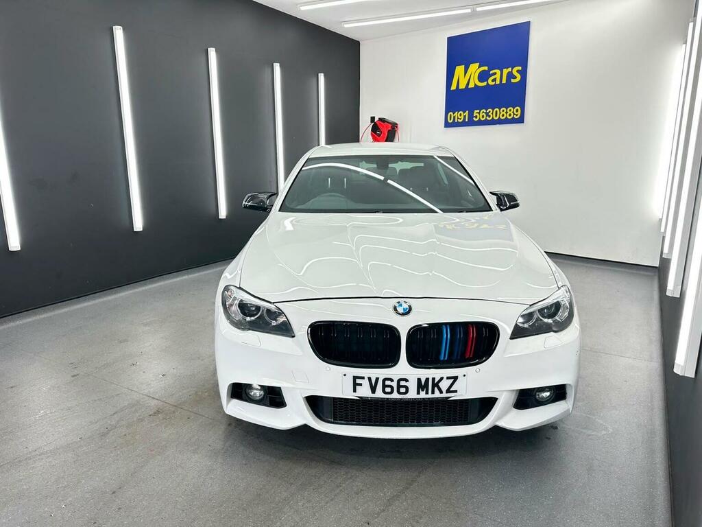 BMW 5 Series 2.0 520D M Sport Euro 6 Ss White #4