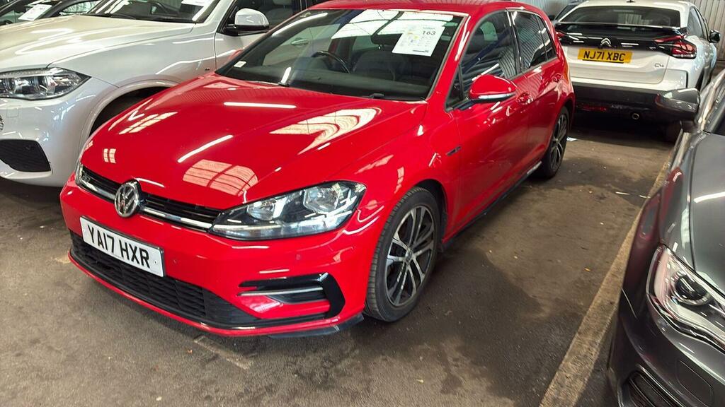 Volkswagen Golf Hatchback 2.0 Tdi Bluemotion Tech R-line Dsg Euro Red #2