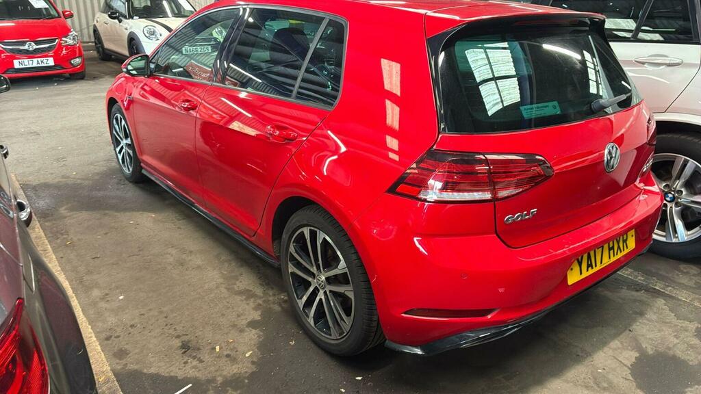 Volkswagen Golf Hatchback 2.0 Tdi Bluemotion Tech R-line Dsg Euro Red #3