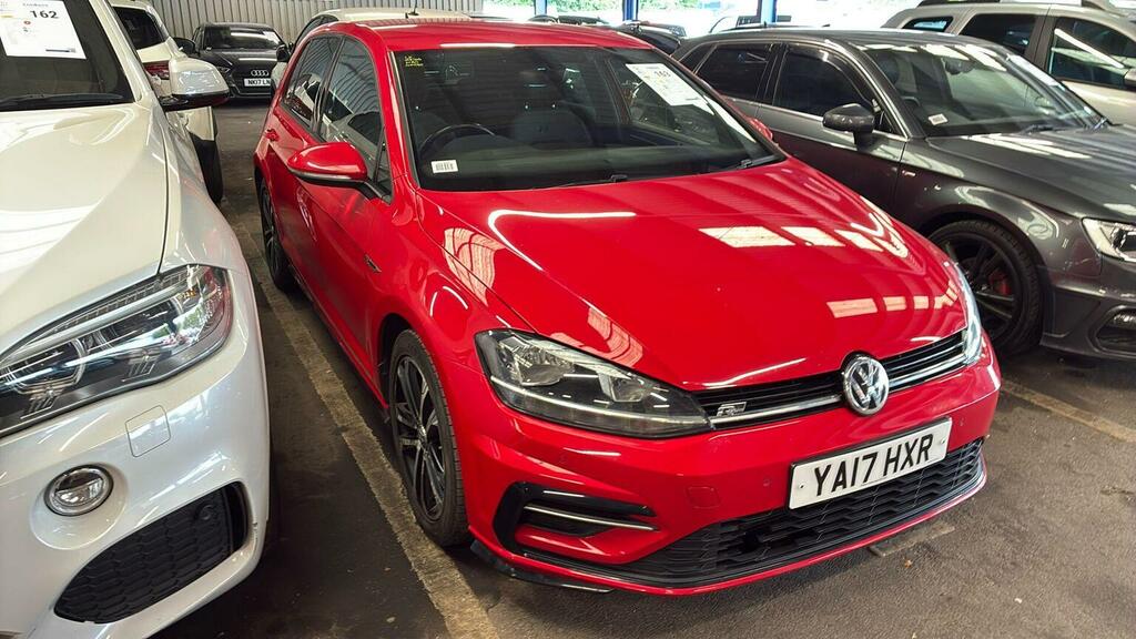 Volkswagen Golf Hatchback 2.0 Tdi Bluemotion Tech R-line Dsg Euro Red
