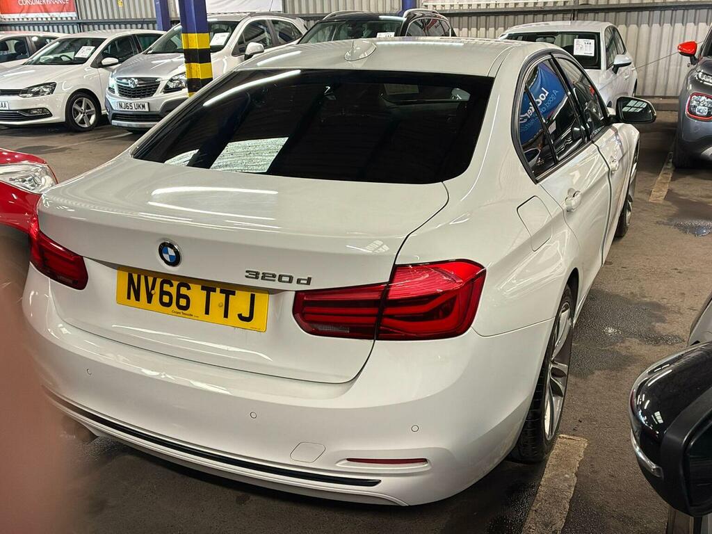 BMW 3 Series 2.0 320D Sport Euro 6 Ss White #3