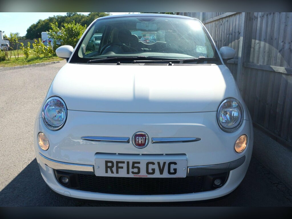 Fiat 500 1.2 Lounge Euro 6 Ss White #4
