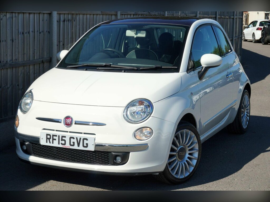 Fiat 500 1.2 Lounge Euro 6 Ss White #3