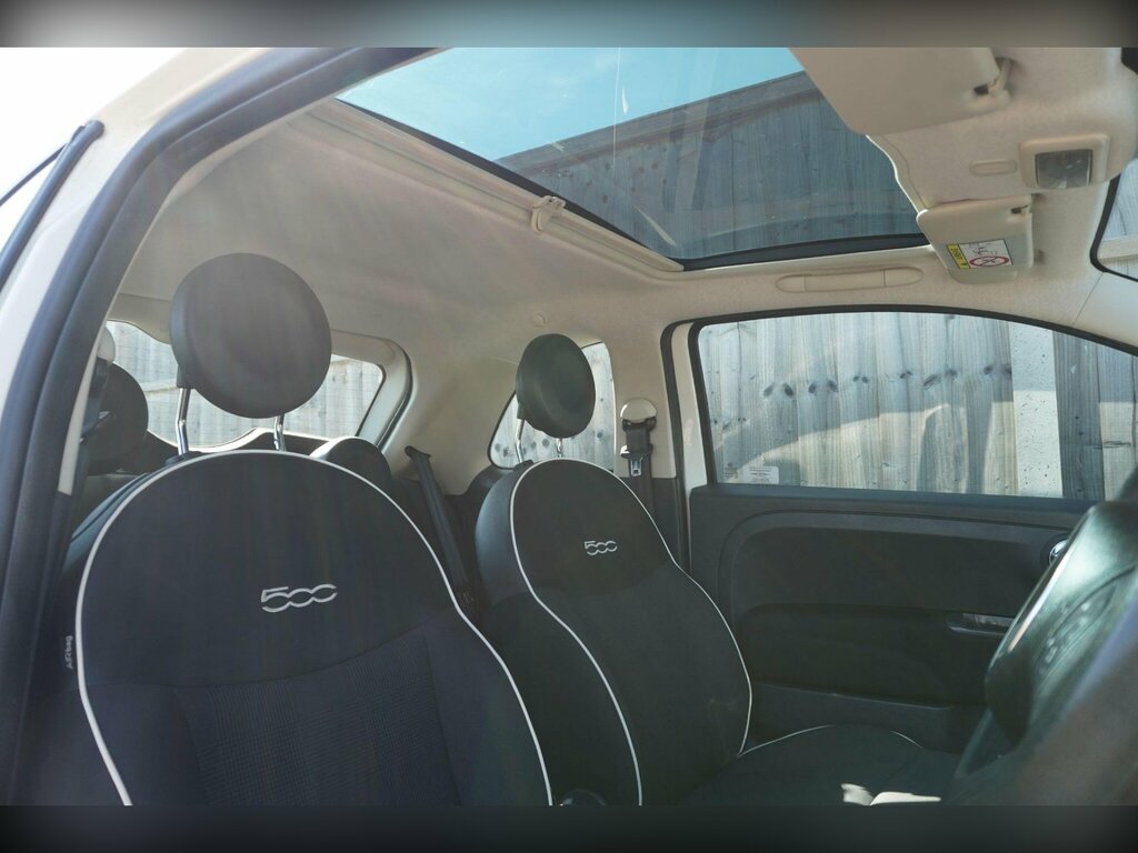 Fiat 500 1.2 Lounge Euro 6 Ss White #2