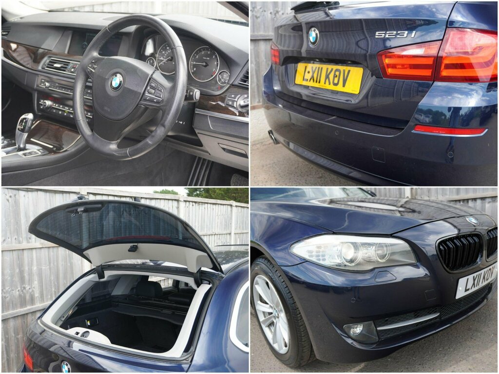 BMW 5 Series Estate 2.0 520D M Sport Touring Steptronic Euro 5 Grey #7