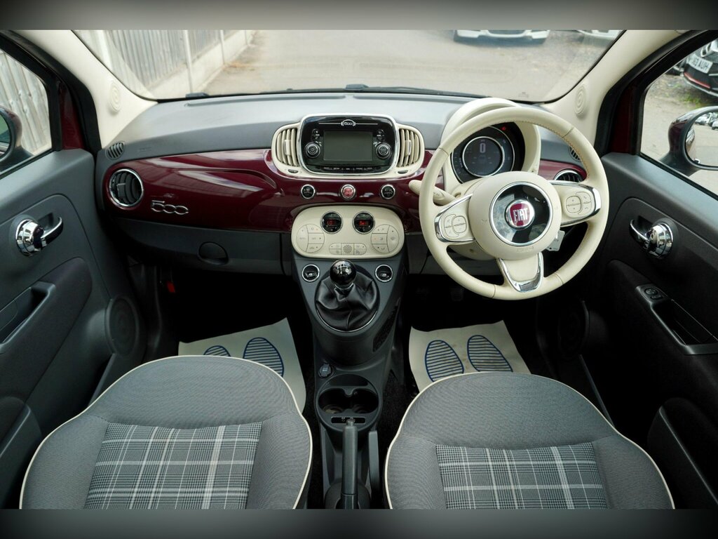 Fiat 500 1.2 Lounge Euro 6 Ss Red #2