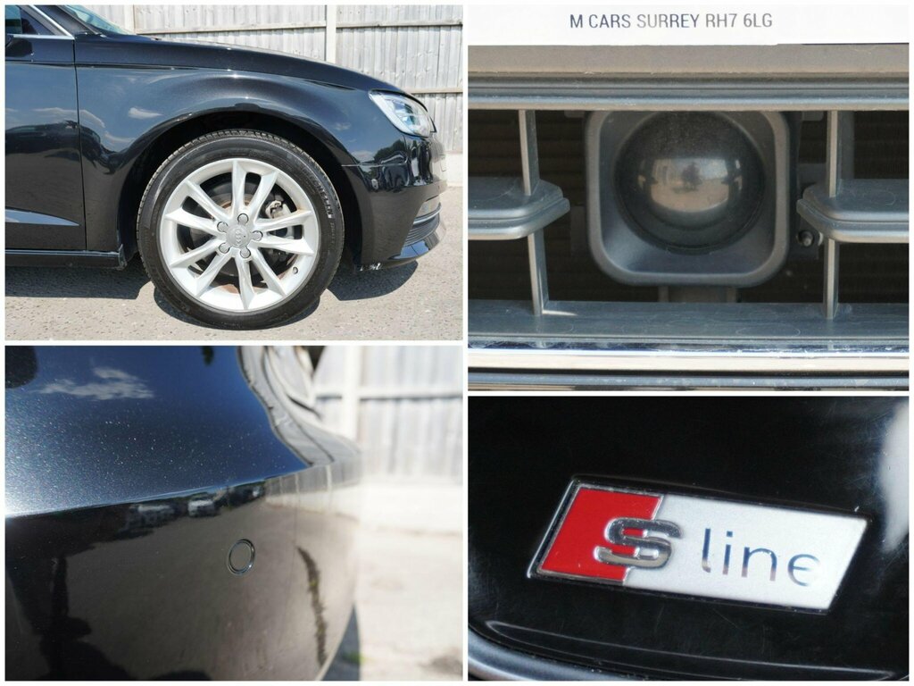 Audi A3 1.8 Tfsi Sport Sportback S Tronic Quatt Black #6