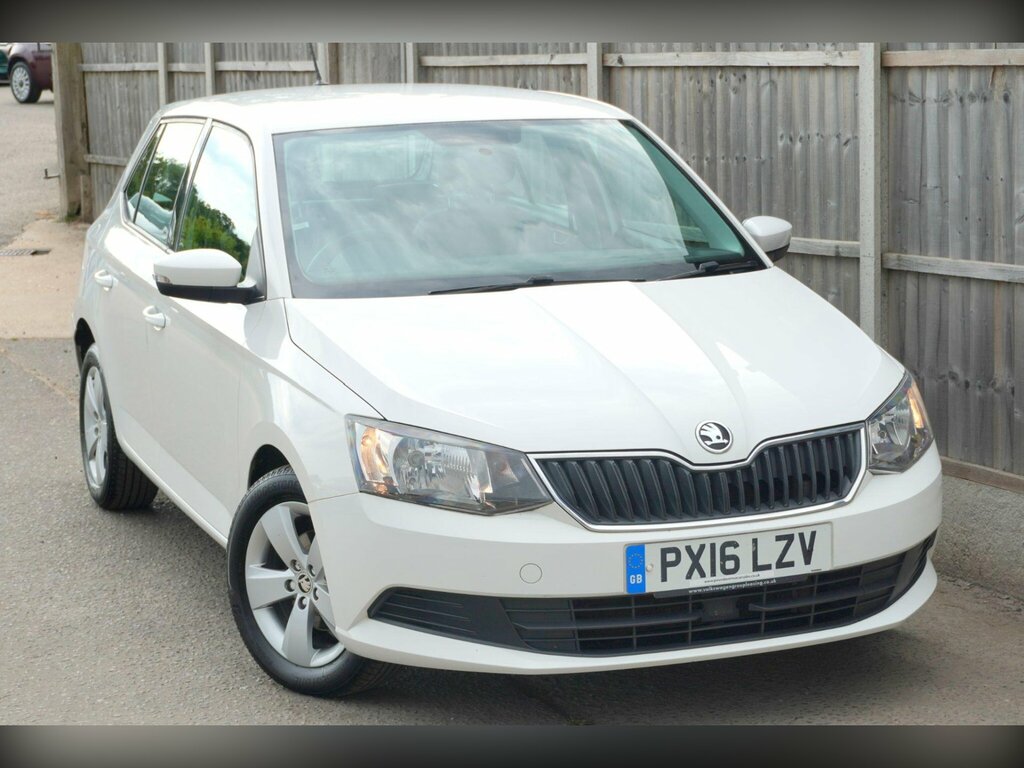 Skoda Fabia 1.0 Se Euro 6 Ss White