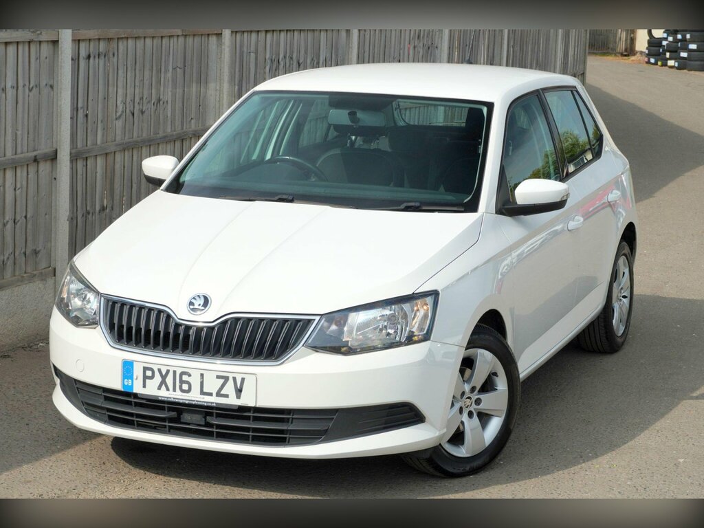 Skoda Fabia 1.0 Se Euro 6 Ss White #3