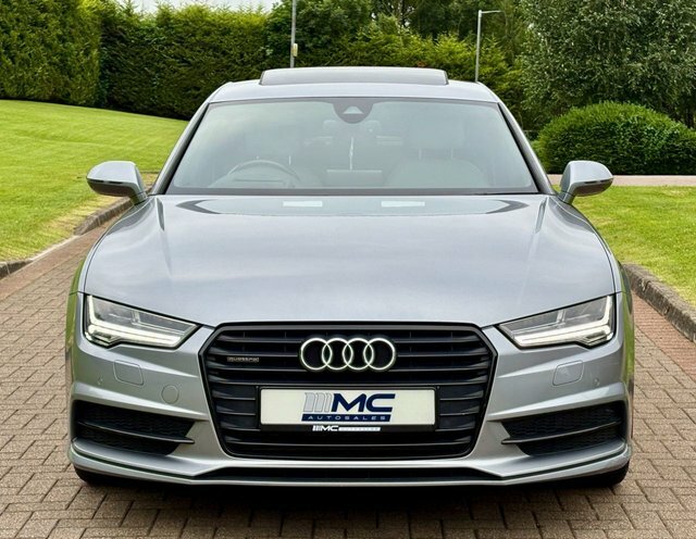 Audi A7 Hatchback 3.0 Tdi V6 Black Edition Sportback S Tro White #11