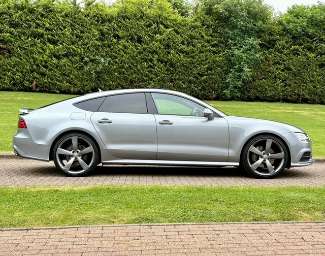 Audi A7 Hatchback 3.0 Tdi V6 Black Edition Sportback S Tro White #8