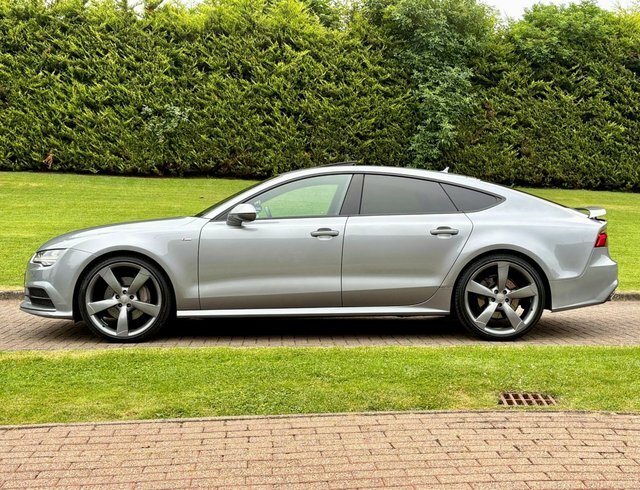 Audi A7 Hatchback 3.0 Tdi V6 Black Edition Sportback S Tro White #9