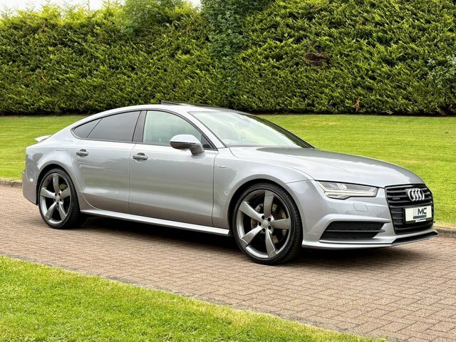 Audi A7 Hatchback 3.0 Tdi V6 Black Edition Sportback S Tro White #7