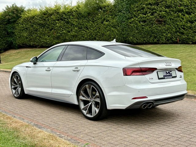 Audi A5 2.0 Tdi S Line White #4