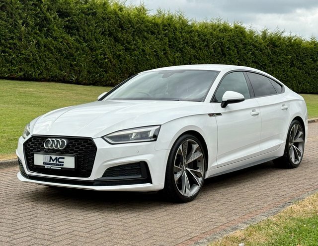 Audi A5 2.0 Tdi S Line White #2