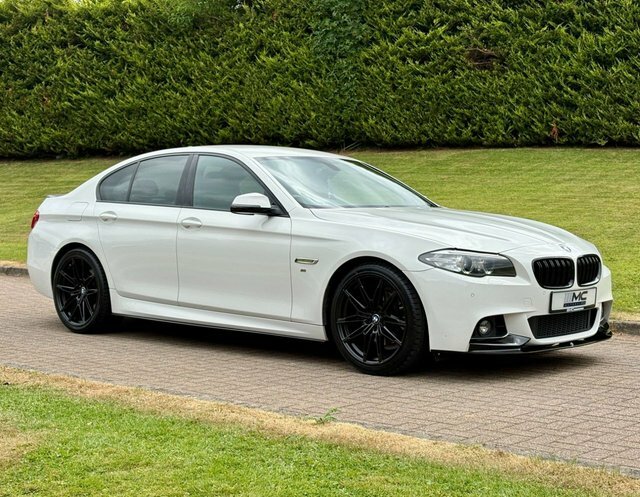 BMW 5 Series 2.0 520D M Sport White #5