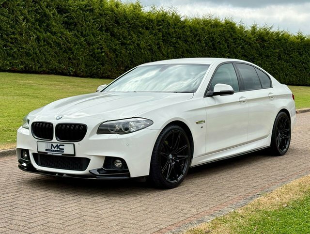 BMW 5 Series 2.0 520D M Sport White #2