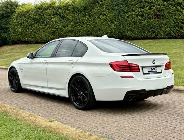 BMW 5 Series 2.0 520D M Sport White #4
