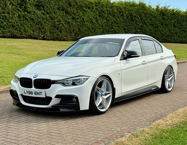 BMW 3 Series 2.0 320D M Sport White #2