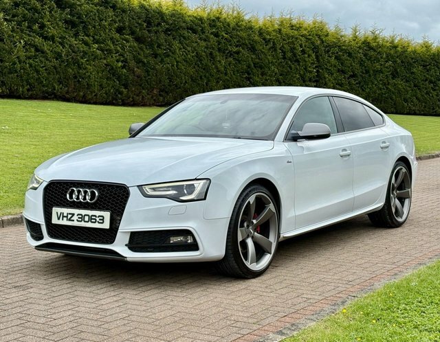 Audi A5 2.0 Tdi S Line White #2