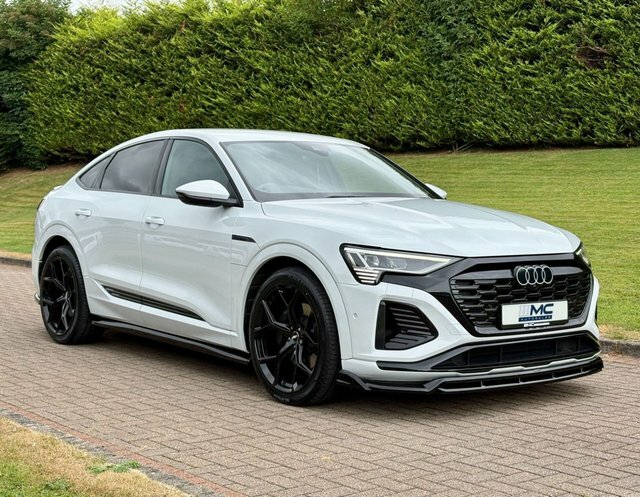 Audi Q8 e tron 55 S Line Sportback White