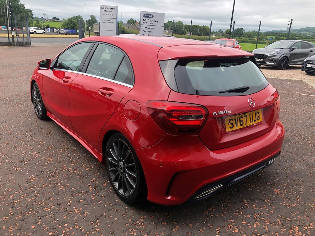 Mercedes-Benz A Class A180d Amg Line Executive Red #5