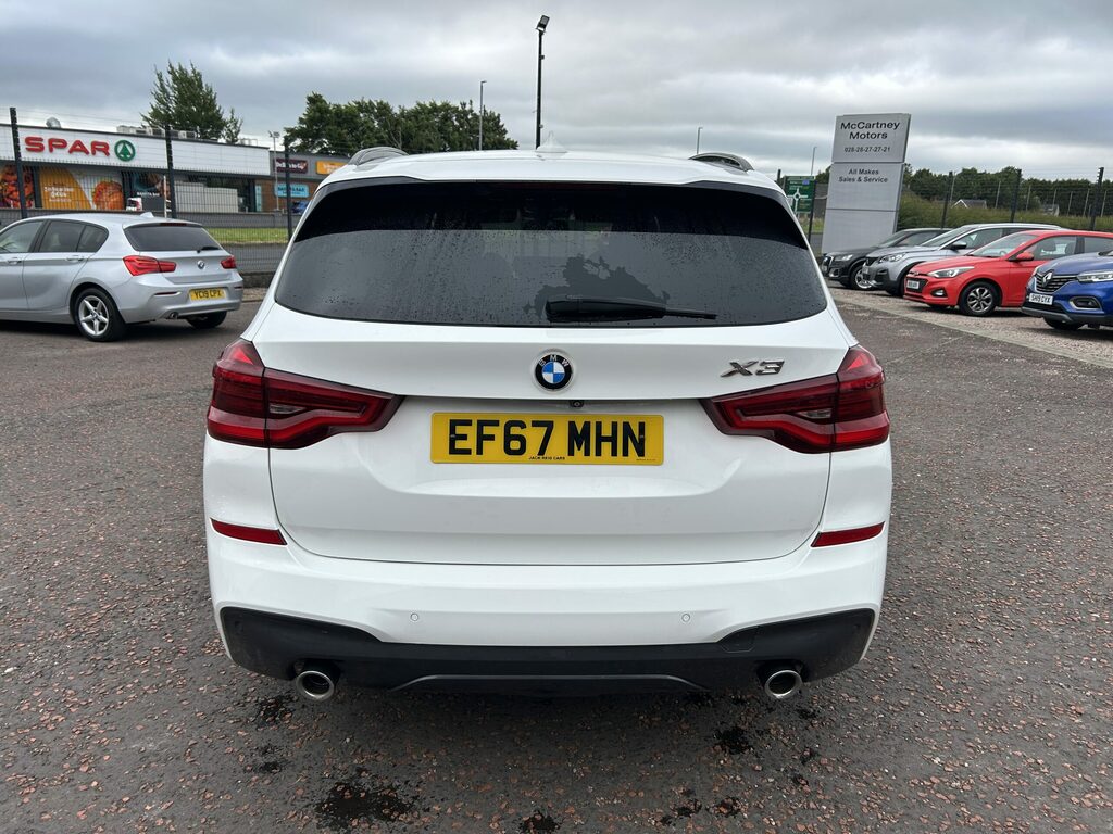 BMW X3 Xdrive20d M Sport Step White #5