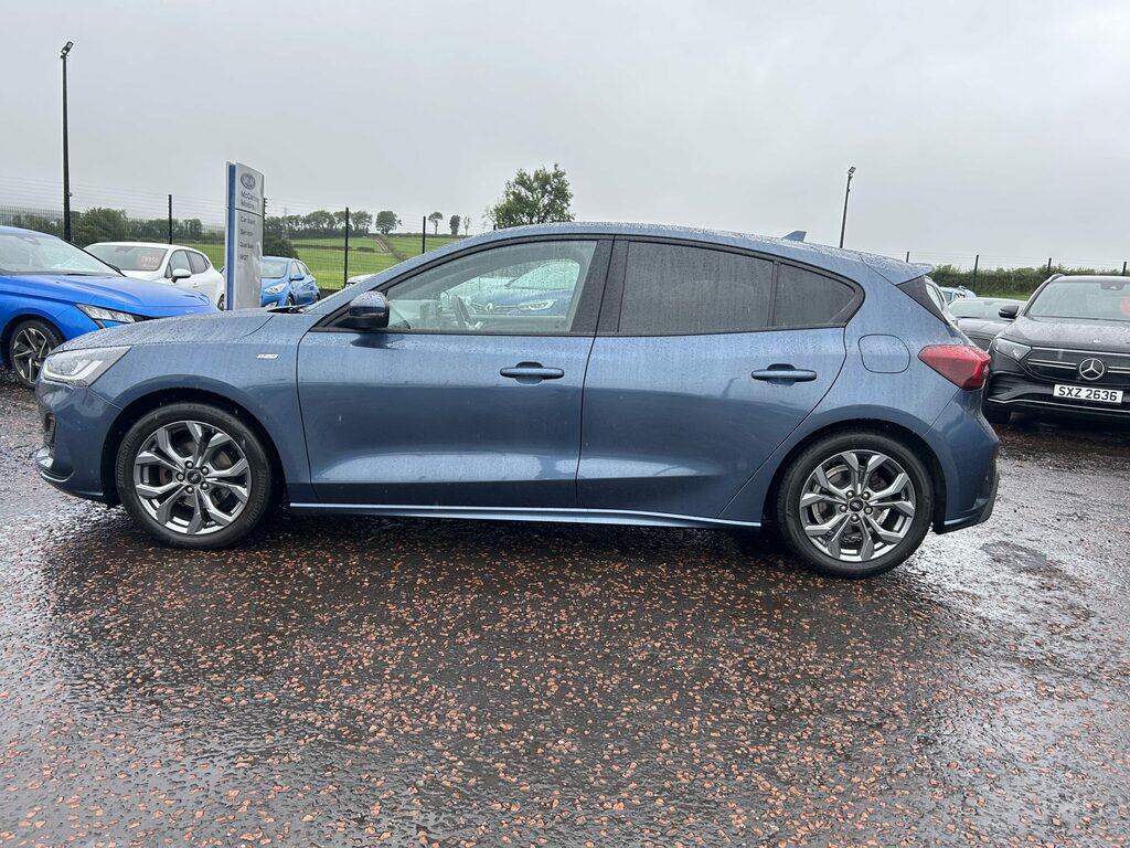 Ford Focus 1.0 Ecoboost St-line Blue #4