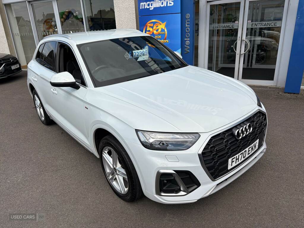 Audi Q5 40 Tdi Quattro S Line S Tronic FH70EKK White #3