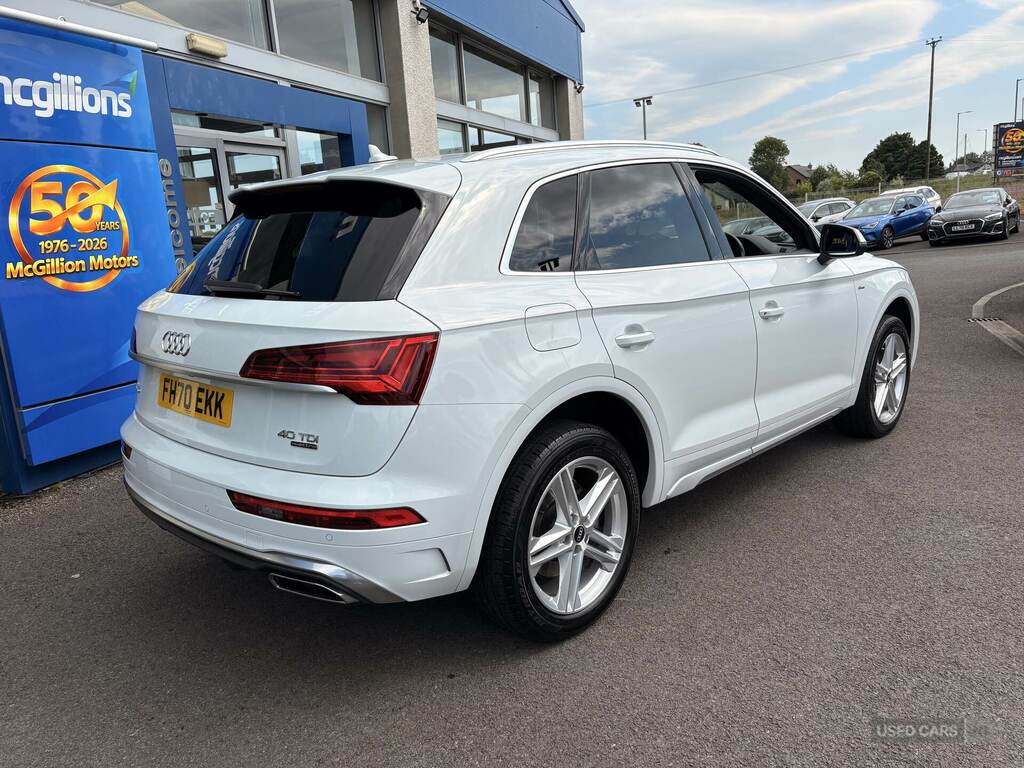 Audi Q5 40 Tdi Quattro S Line S Tronic FH70EKK White #6