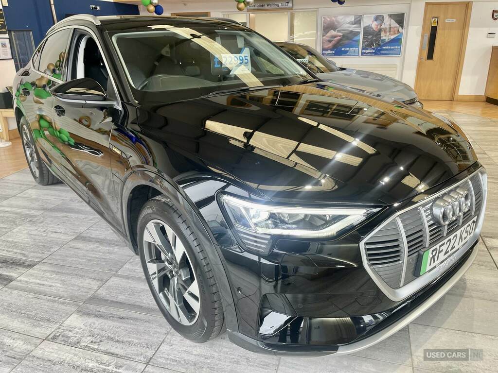 Audi E-tron 230Kw 50 Quattro 71Kwh Sport RF22KSO Black #4