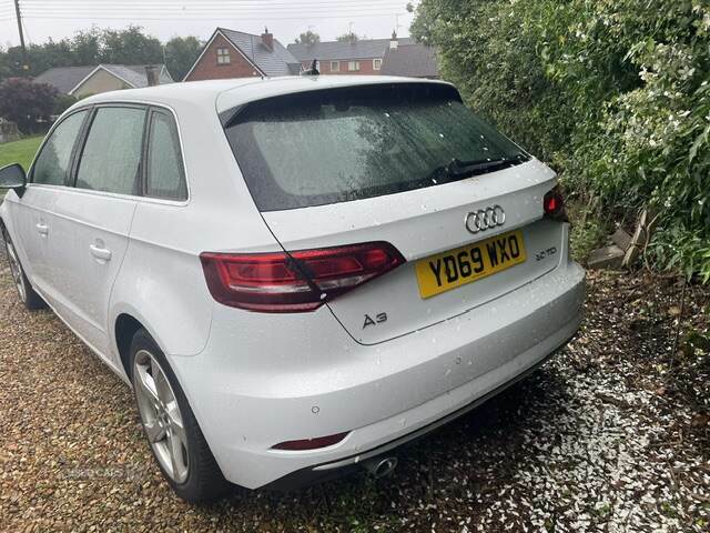 Audi A3 30 Tdi 116 Sport YD69WXO White #4
