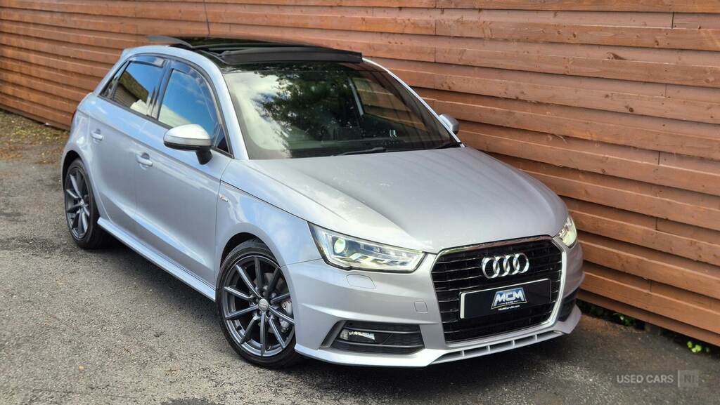 Audi A1 1.6 Tdi S Line S Tronic SX66FDZ Silver #4