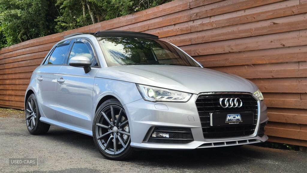 Audi A1 1.6 Tdi S Line S Tronic SX66FDZ Silver