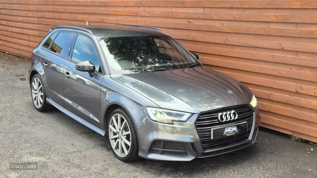 Audi A3 2.0 Tdi Black Edition S Tronic 7 Speed Grey #2