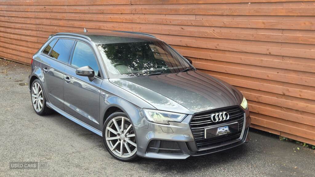 Audi A3 2.0 Tdi Black Edition S Tronic 7 Speed Grey #3